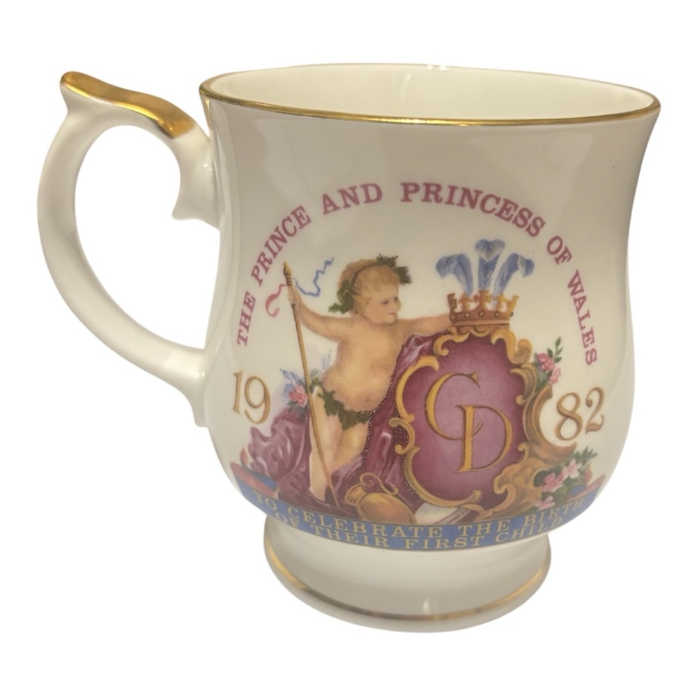 Commemorative Vintage Prince and Princess of Wales 1982 Mug- great condition